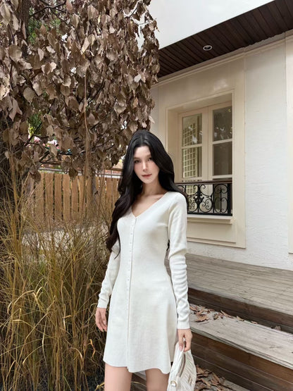 [Elegant] Onni V-neck Slimfit Dress