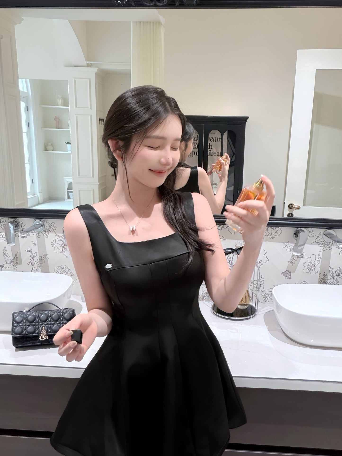 [Girly] Square Neck A-Line Dress (QF056)