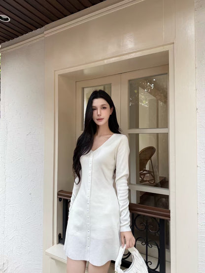 [Elegant] Onni V-neck Slimfit Dress