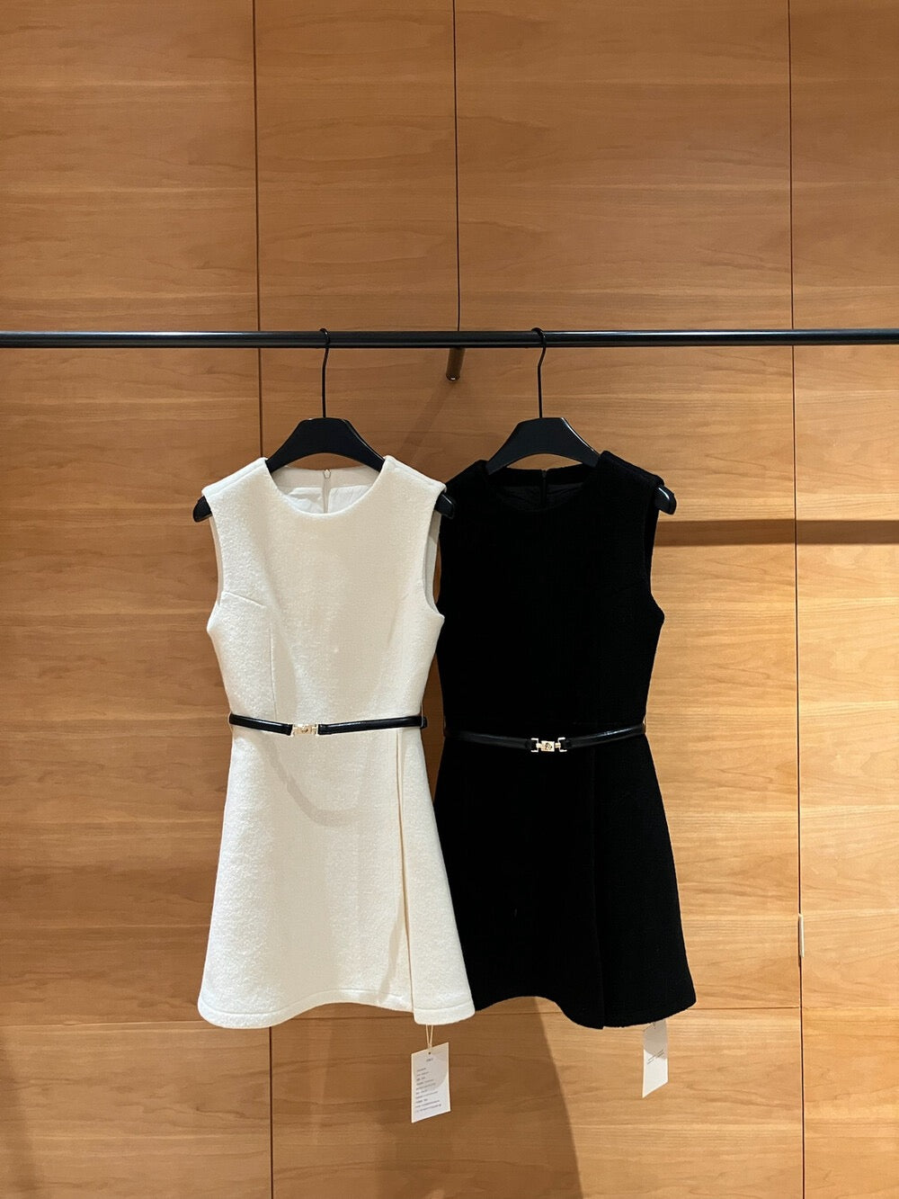 [Luxury] 90% Wool OL One-piece Dress (with belt)
