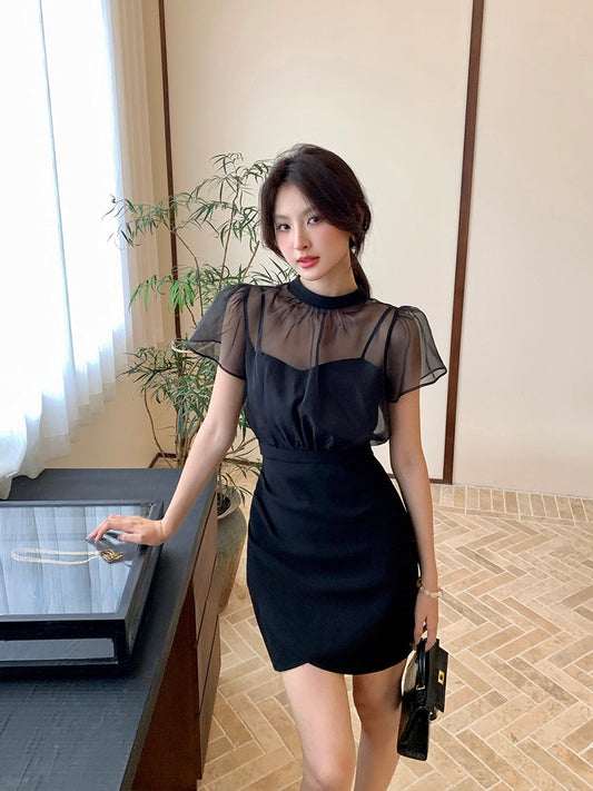 [Girlgod] Little Sexy Dress + Top Set