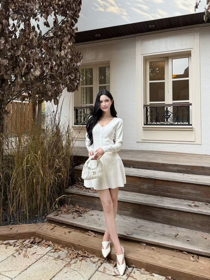 [Elegant] Onni V-neck Slimfit Dress