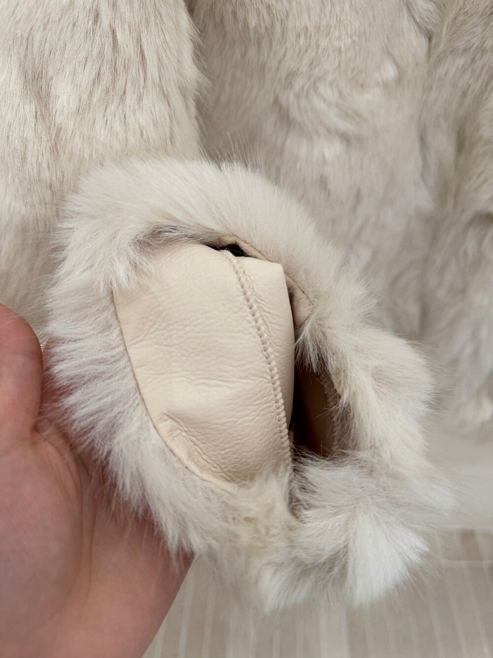 [Fluffy] Winter Synthetic Faux Fur Jacket