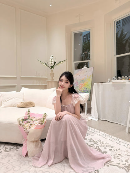 [Elegant] Sweet Japanese-style Maxi Dress (Q1121)