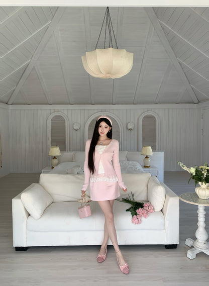 [100% Acetate] A-Line Skirt