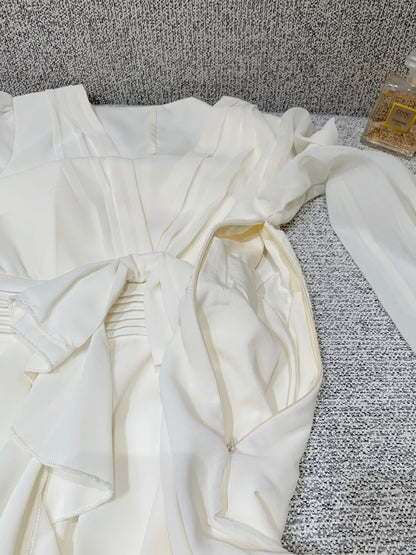 [Celebrity] Chiffon Ribbon Skirt