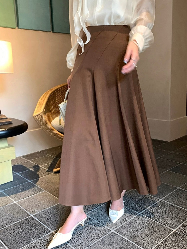 [Versatile] Elegant Midi Skirt