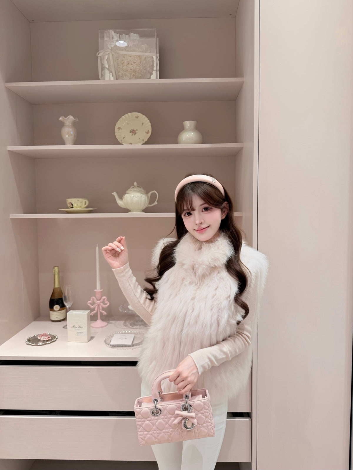 [Luxe] Bestseller Fox Fur Sleeveless Vest (PC-009)