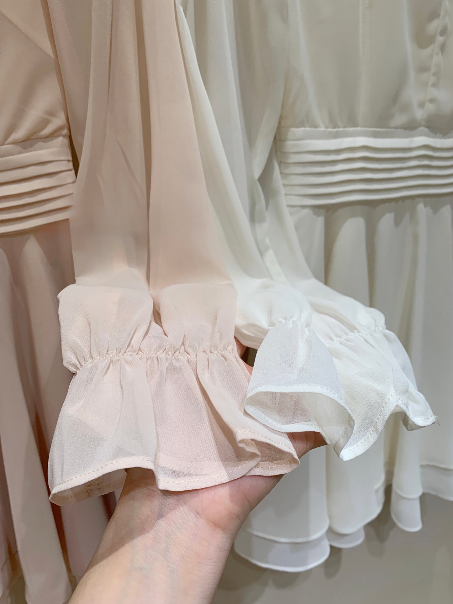 [Celebrity] Chiffon Ribbon Skirt