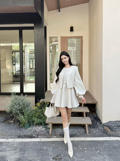 [Best-Selling] Elegant Office Lady 2-Piece Set (V26026)