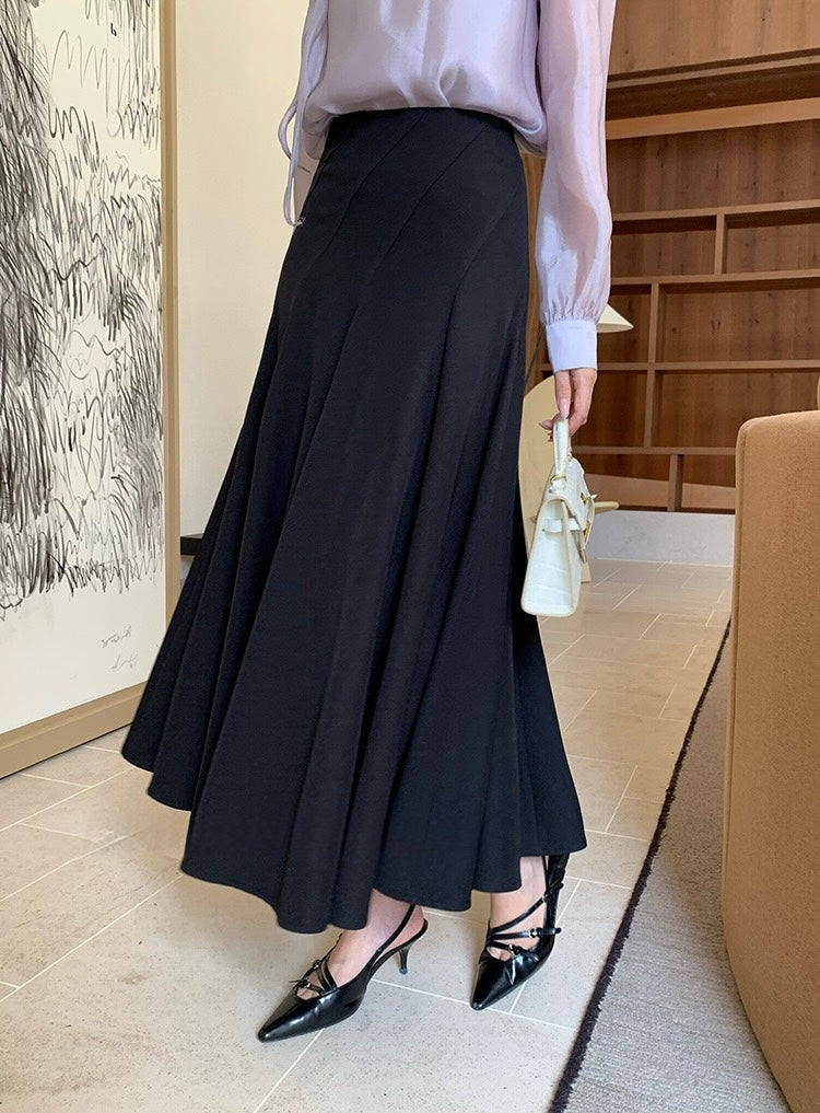 [Versatile] Elegant Midi Skirt