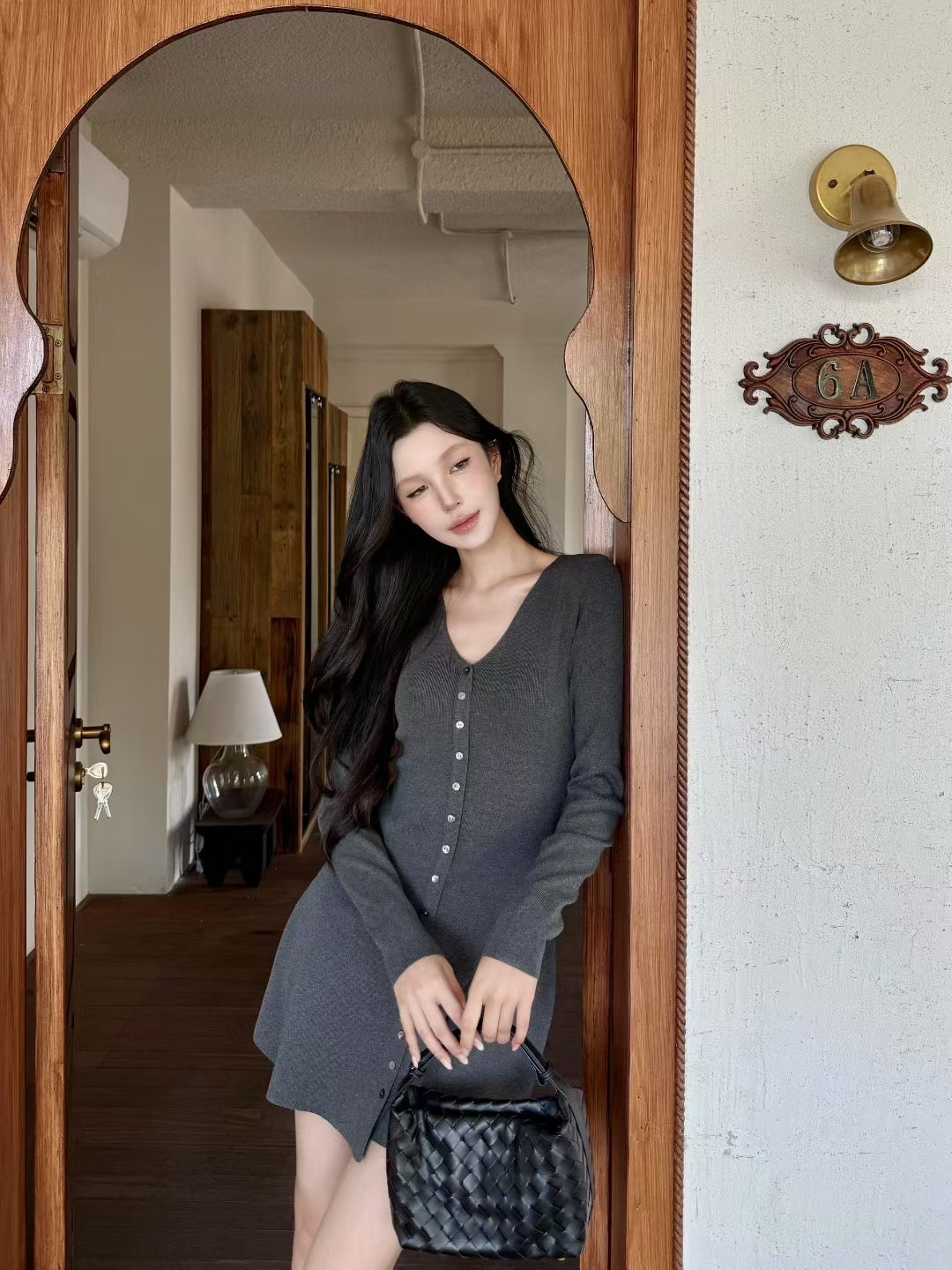 [Elegant] Onni V-neck Slimfit Dress