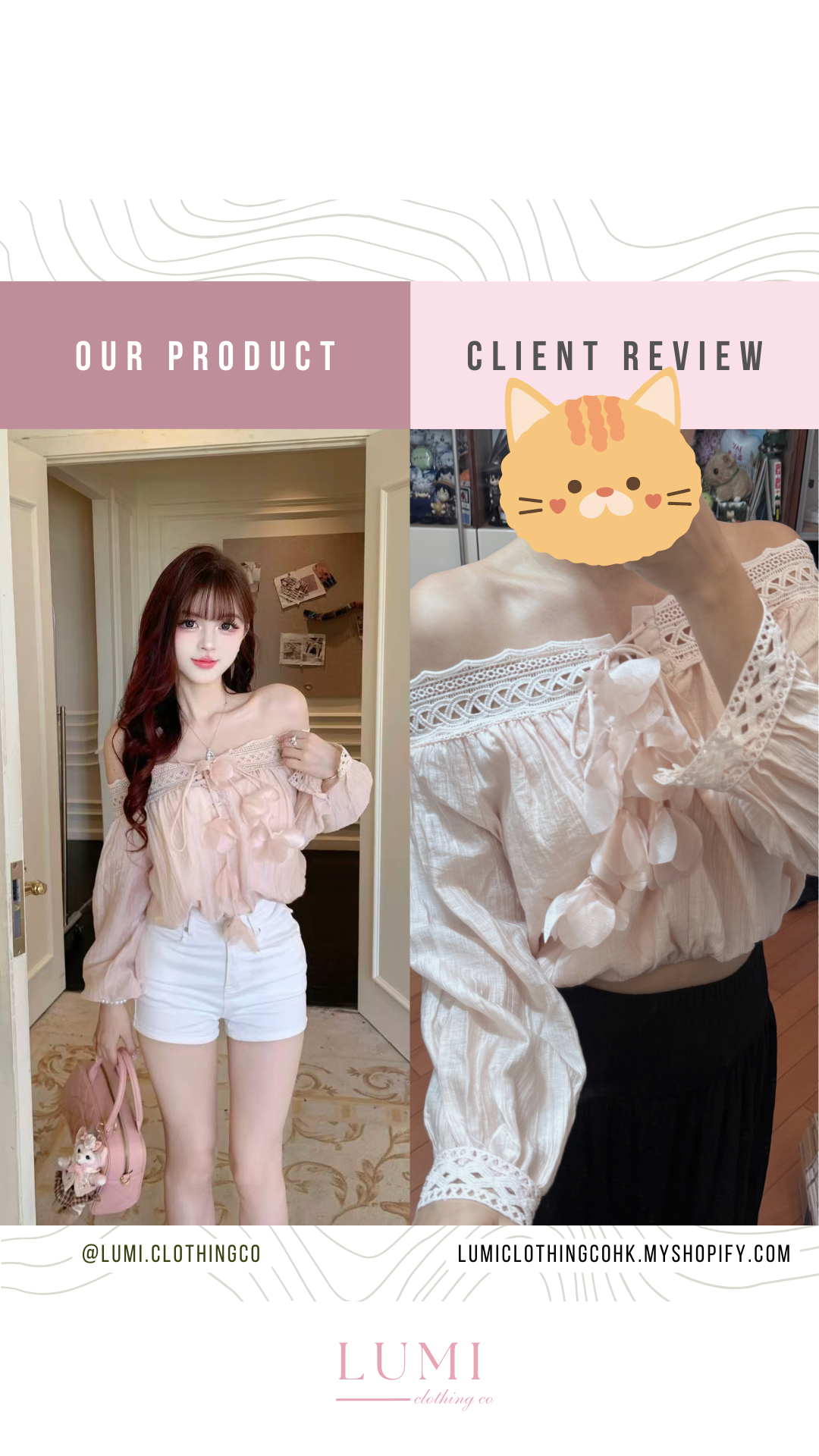 [Flower] Girlgod off-shoulder Top