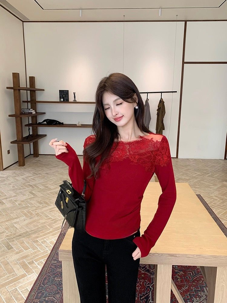 [Dating] Girlgod Lace Design Top