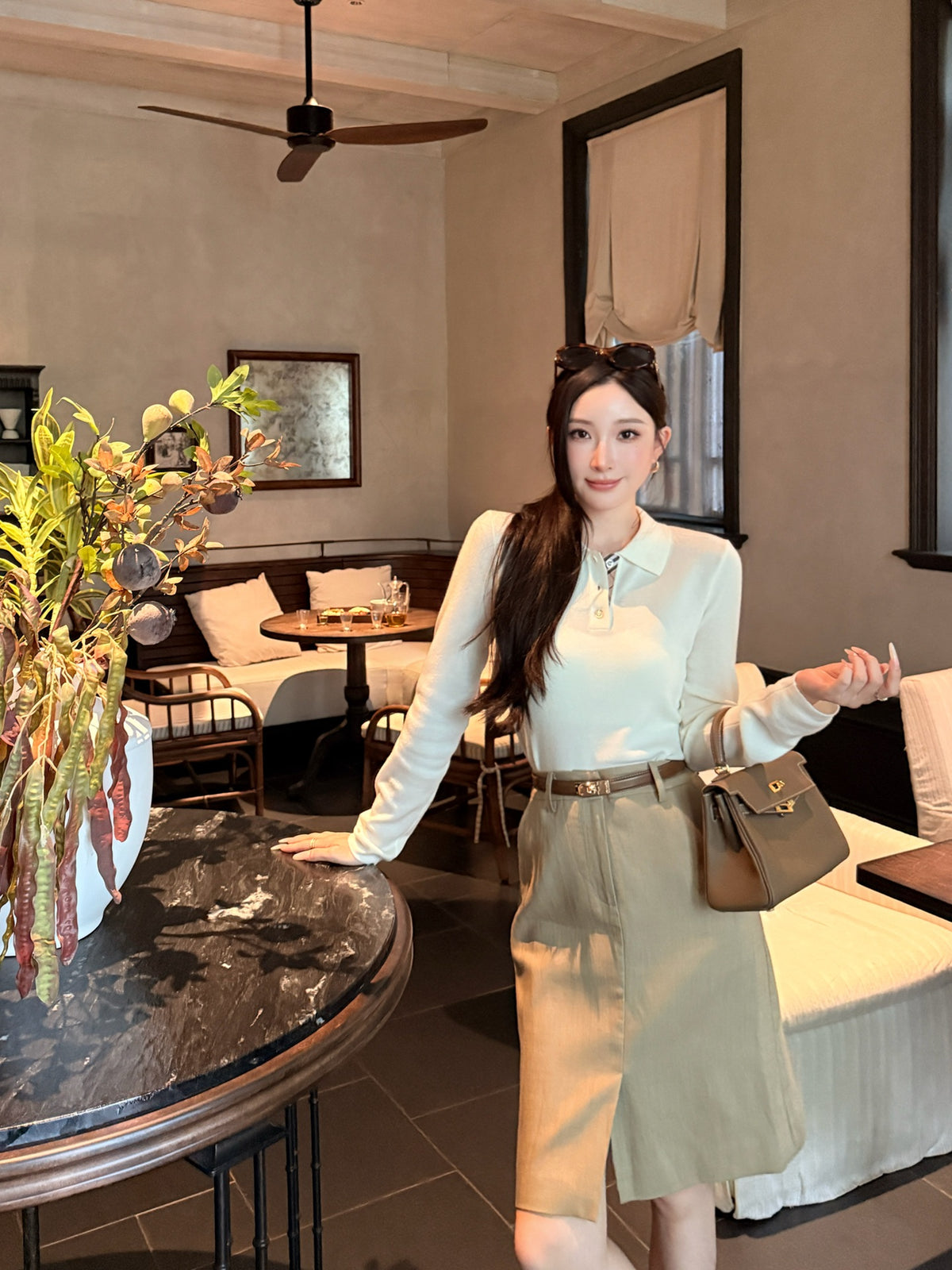 [Lumi Premium] 100% Wool Knit Polo Sweater (MYR2613)
