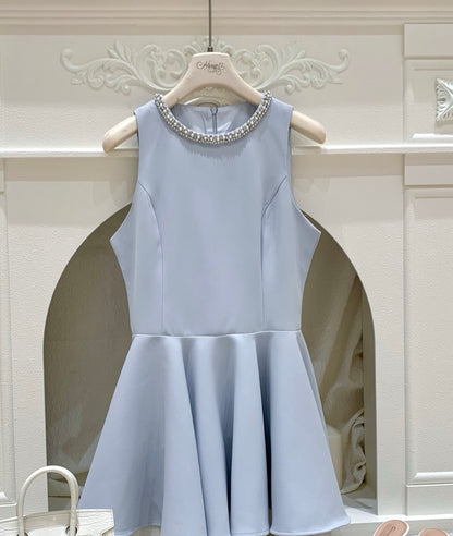 [Celebrity] Princess Slimfit Dress with Belt (QF039)