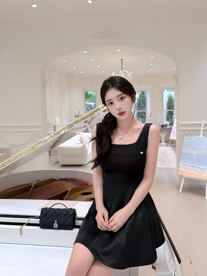 [Girly] Square Neck A-Line Dress (QF056)