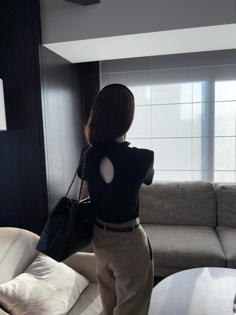 [Old Money] 100% Cotton Premium Slim Pants (with belt)