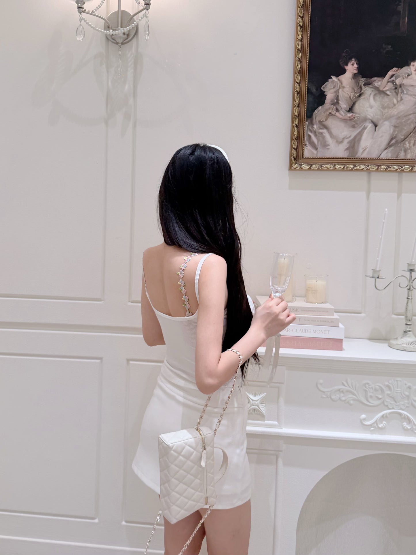 [Coquette] No-See-Through Bodycon Skirt with Built-in Shorts (Q091)