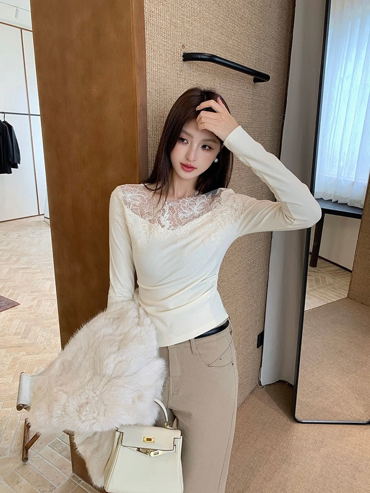 [Dating] Girlgod Lace Design Top