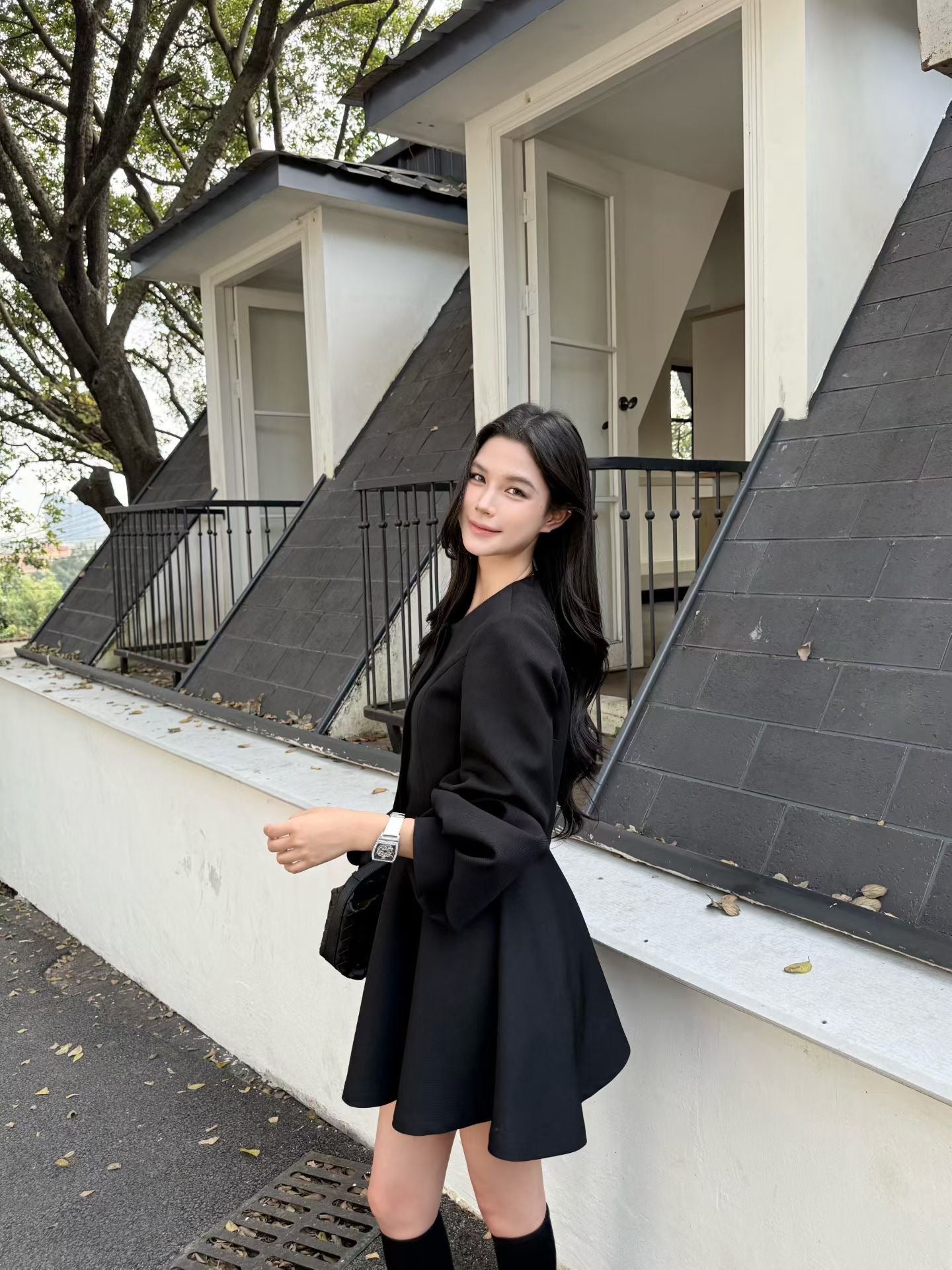 [Best-Selling] Elegant Office Lady 2-Piece Set (V26026)