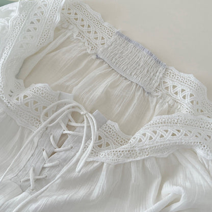 [Flower] Girlgod off-shoulder Top