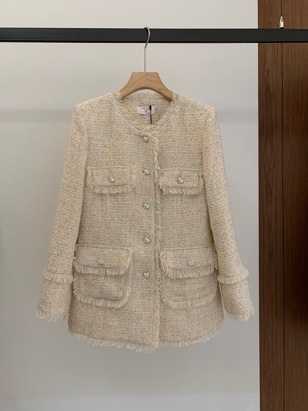 [Workwear] OL Tweed Blazer + Skirt Set