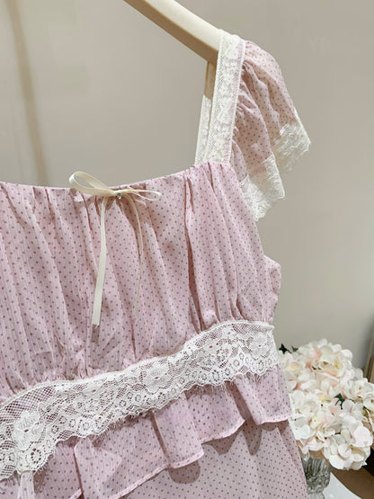 [Elegant] Sweet Japanese-style Maxi Dress (Q1121)