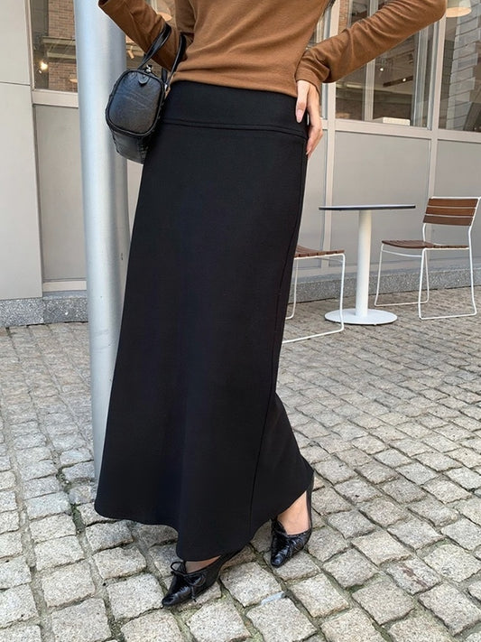 [White Label] Elegant Slim Long Skirt