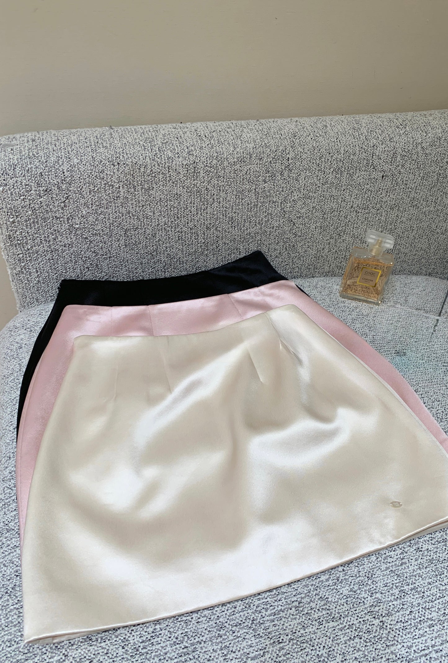 [100% Acetate] A-Line Skirt