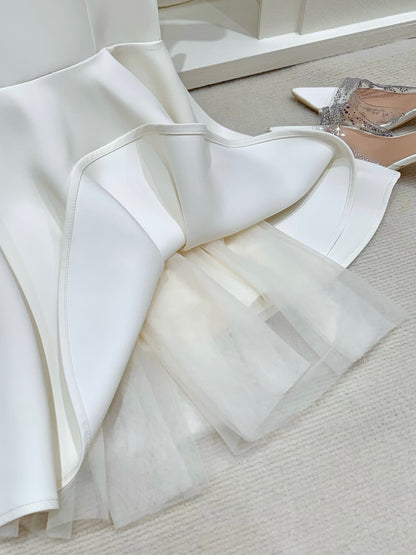 [Celebrity] Princess Slimfit Dress with Belt (QF039)
