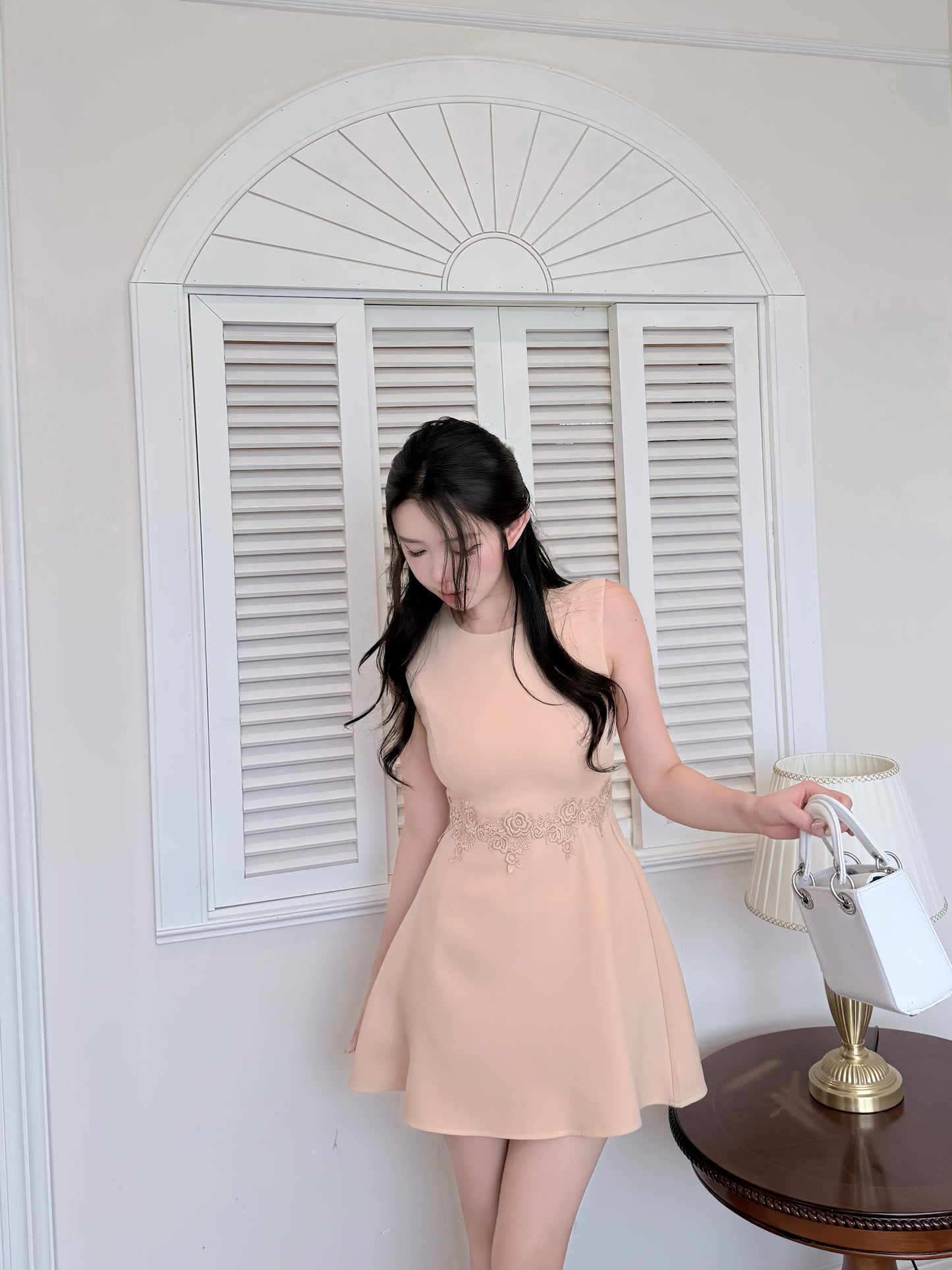 [Stylish] Flattering Designer Dress (Q1053)
