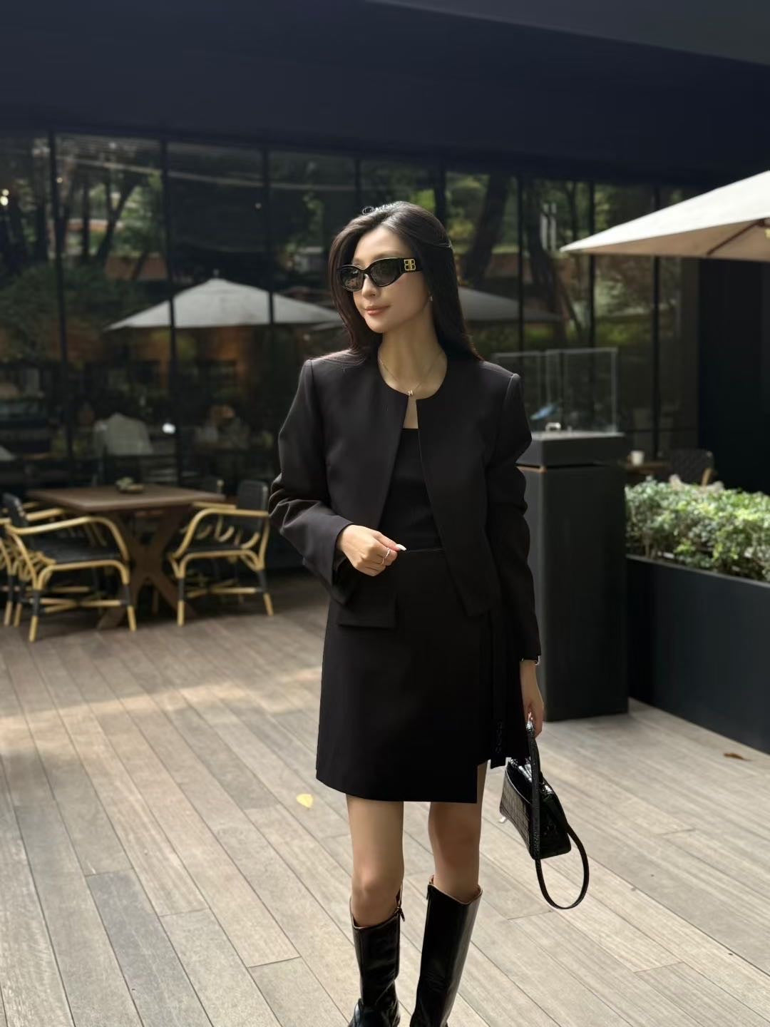 [Workwear] OL Premium Suit Blazer+ Skirt Set