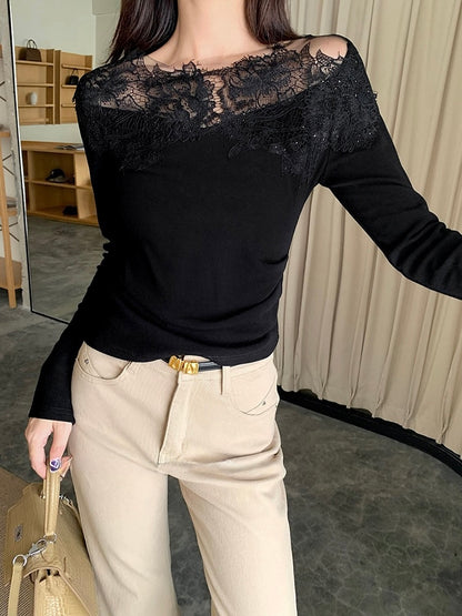 [Dating] Girlgod Lace Design Top