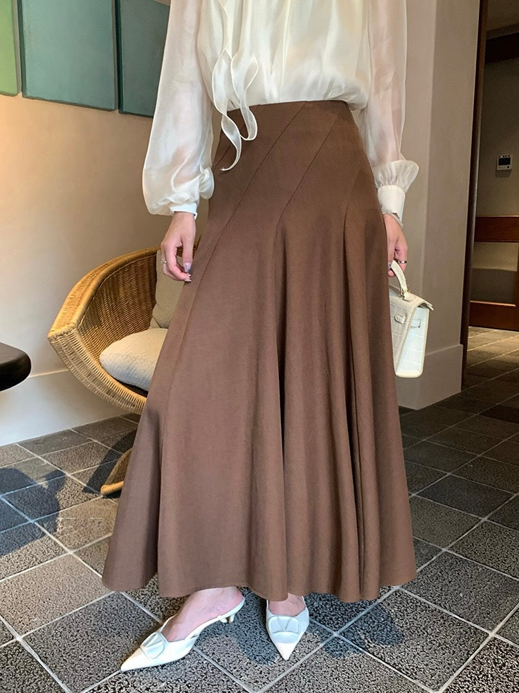 [Versatile] Elegant Midi Skirt