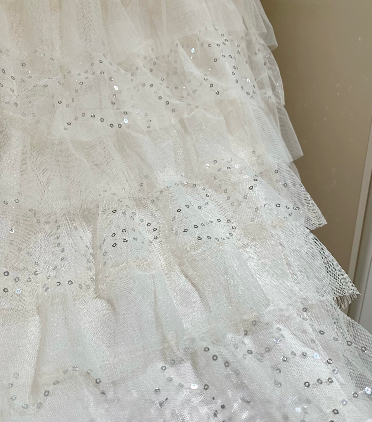[Office to Date] Tailored Blazer Vest + Sequin Tiered Tulle Skirt Set (Q1212+Q1181)