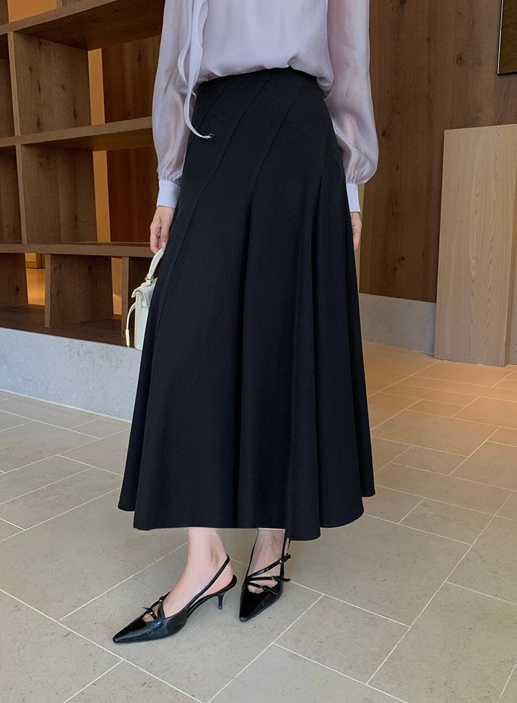 [Versatile] Elegant Midi Skirt