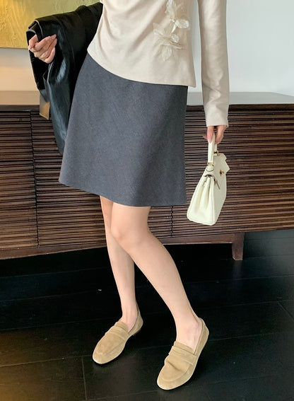 [Versatile] 20% Wool OL Skirt