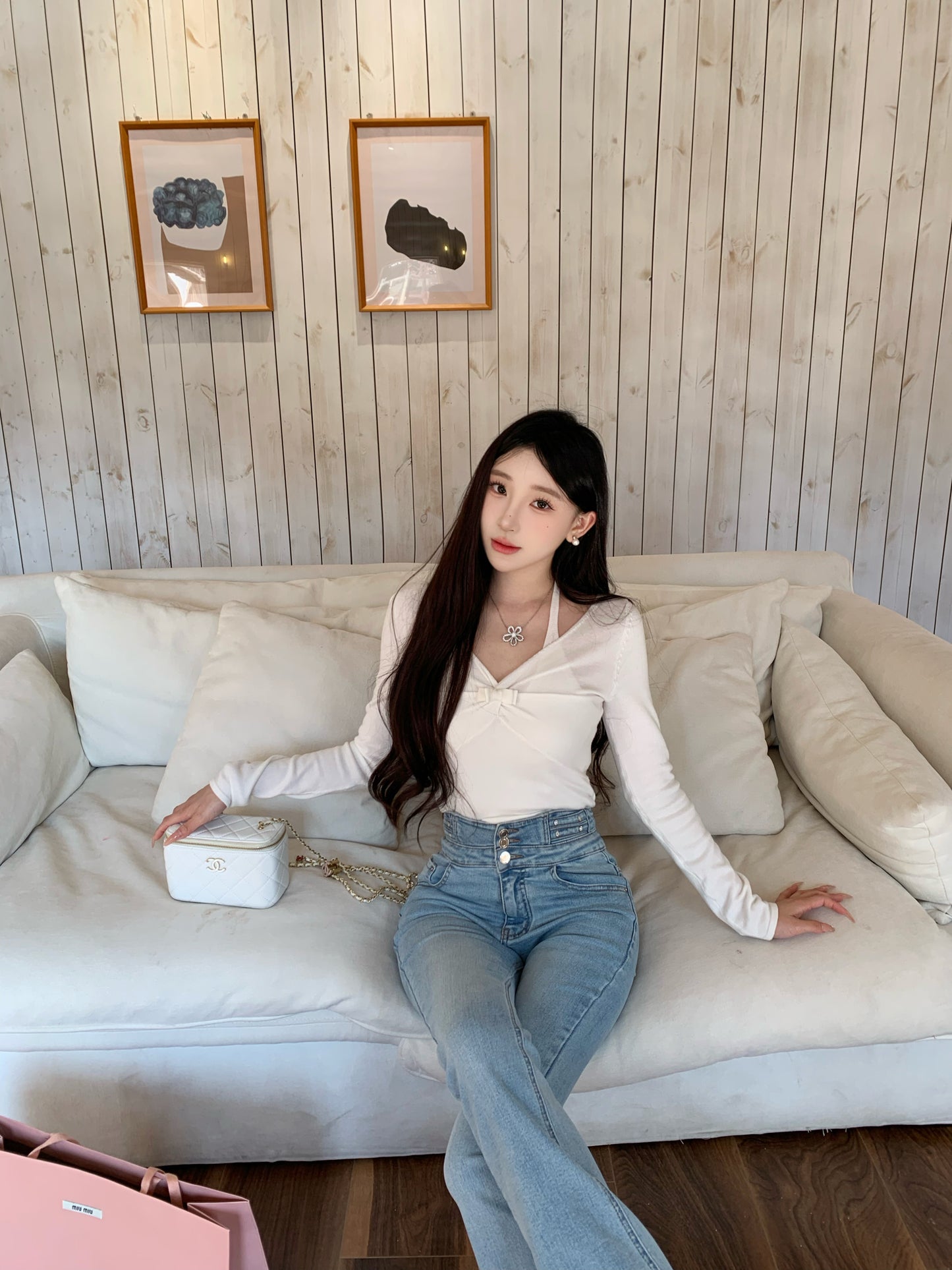 [Vintage] High-wasit Premium Slimfit Jeans