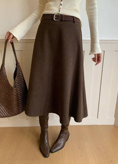 [Elegant] Waist Slimming Long Skirt