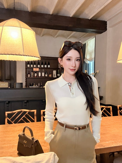 [Lumi Premium]70% Linen 30%Lyocell Slit A-Line Skirt (YR26187)