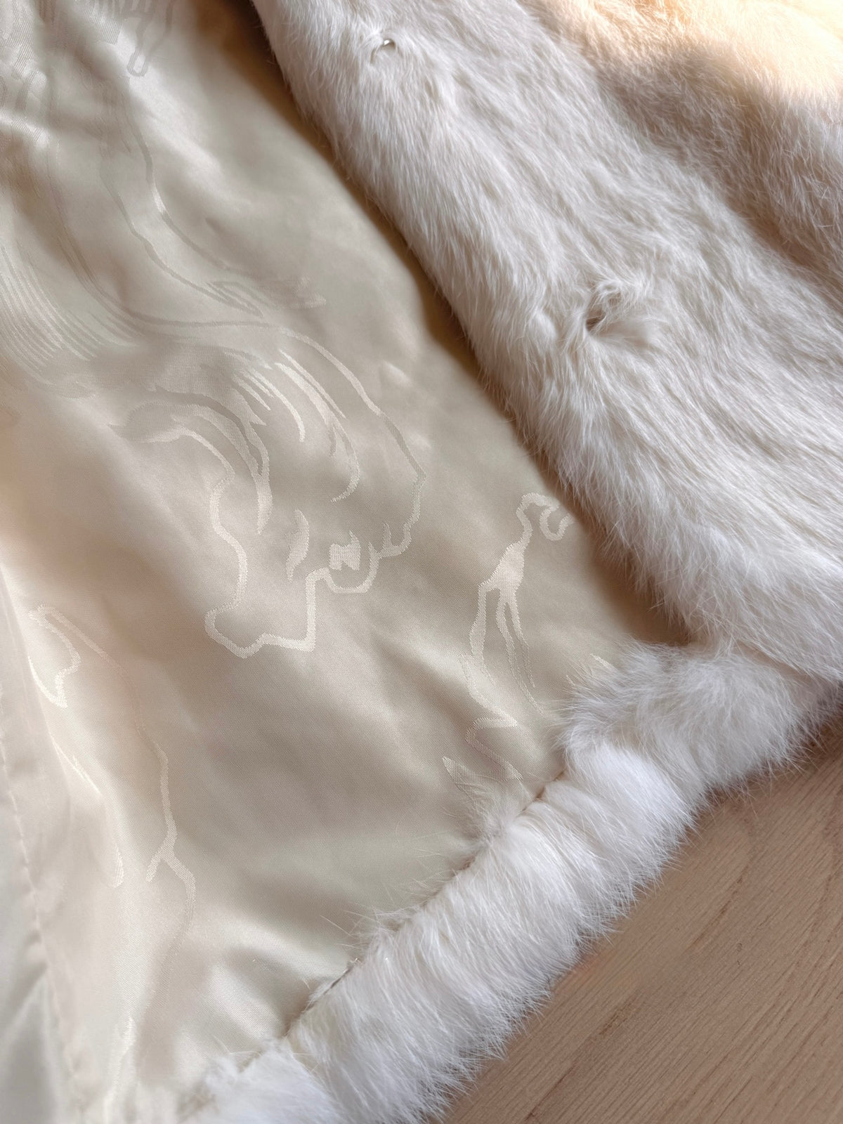 ⁠[Bestseller] Rabbit Fur Ribbon Bow Jacket (PC-015)⁠