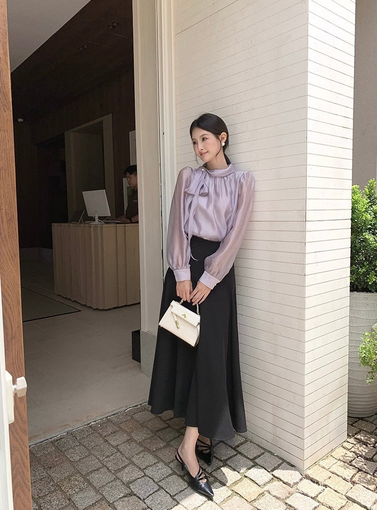 [Versatile] Elegant Midi Skirt