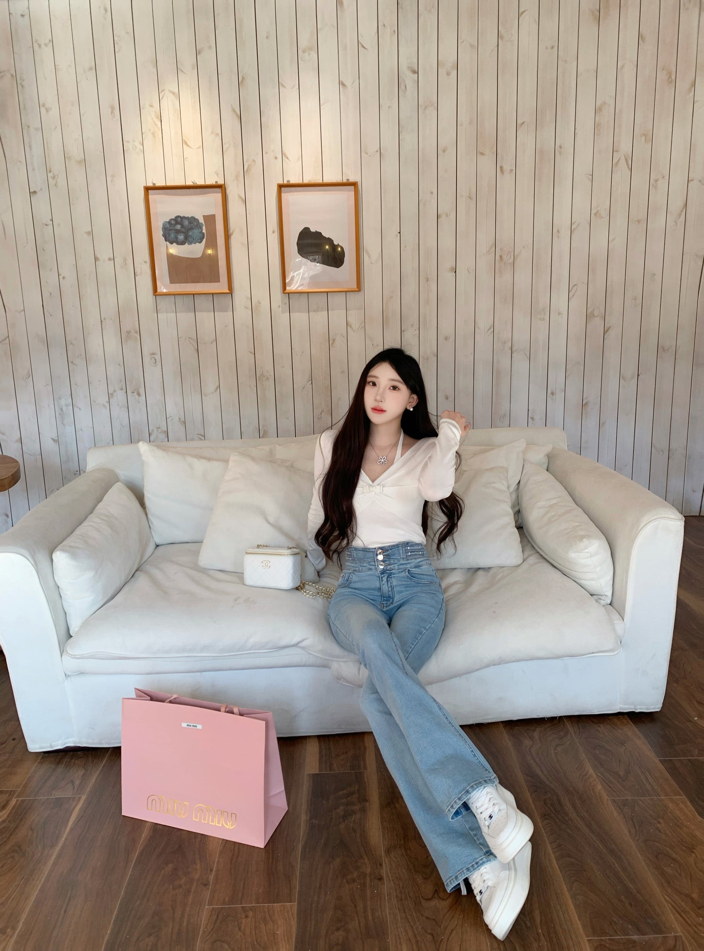 [Vintage] High-wasit Premium Slimfit Jeans