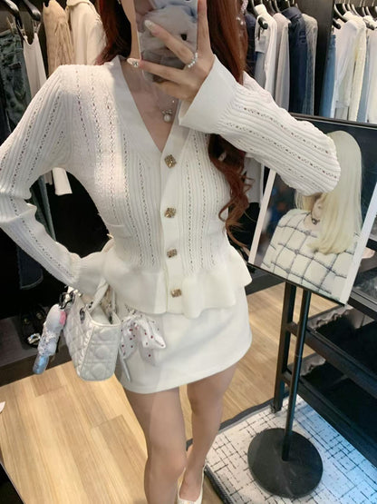 [Girly] Slimfit Autumn Knitted Cardigan