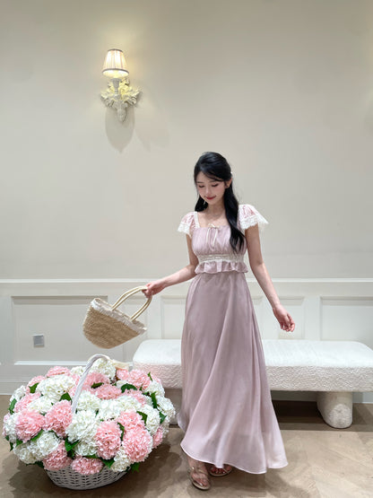 [Elegant] Sweet Japanese-style Maxi Dress (Q1121)