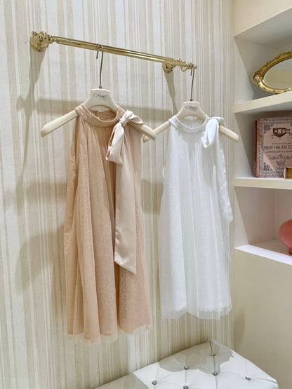 [Stylish] Flowy Lace Mini Dress (Q1119)