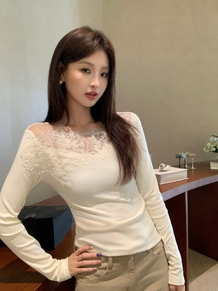 [Dating] Girlgod Lace Design Top