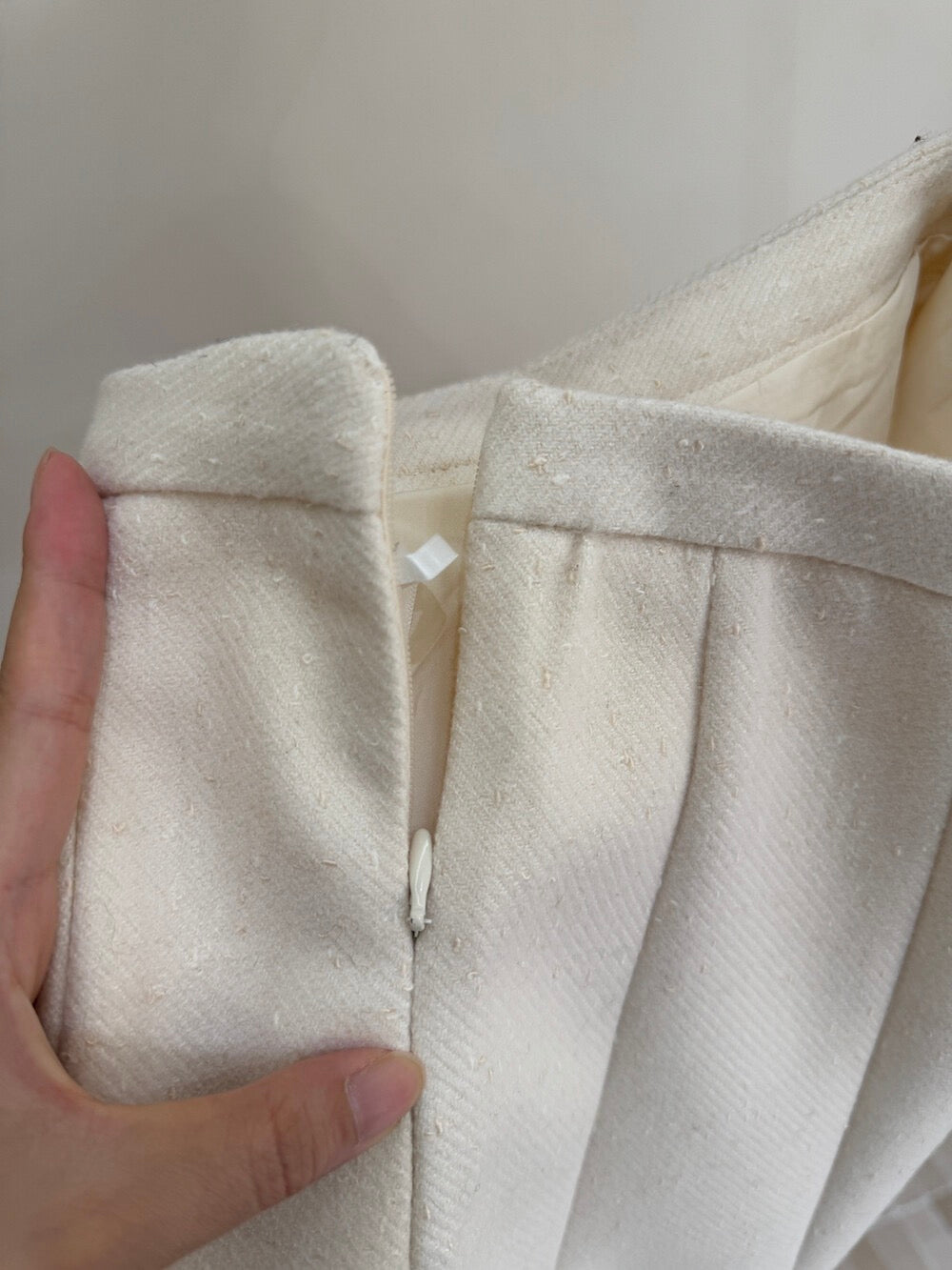 [Workwear] OL Tweed Blazer+Pleated Skirt Set (with Belt)