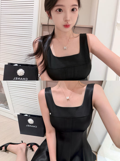 [Girly] Square Neck A-Line Dress (QF056)